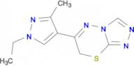 6-(1-ethyl-3-methyl-1H-pyrazol-4-yl)-7H-[1,2,4]triazolo[3,4-b][1,3,4]thiadiazine