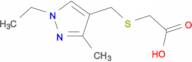 {[(1-ethyl-3-methyl-1H-pyrazol-4-yl)methyl]thio}acetic acid