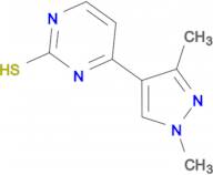 4-(1,3-dimethyl-1H-pyrazol-4-yl)pyrimidine-2-thiol