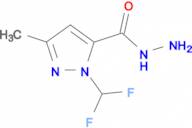 1-(difluoromethyl)-3-methyl-1H-pyrazole-5-carbohydrazide