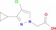 (4-chloro-3-cyclopropyl-1H-pyrazol-1-yl)acetic acid
