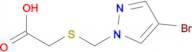 {[(4-bromo-1H-pyrazol-1-yl)methyl]thio}acetic acid