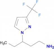 3-[3-(trifluoromethyl)-1H-pyrazol-1-yl]pentan-1-amine