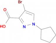 4-bromo-1-cyclopentyl-1H-pyrazole-3-carboxylic acid