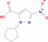 1-cyclopentyl-3-nitro-1H-pyrazole-5-carboxylic acid