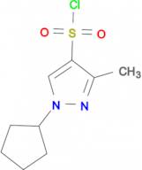 1-Cyclopentyl-3-methyl-1H-pyrazole-4-sulfonyl chloride