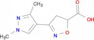 3-(1,3-dimethyl-1H-pyrazol-4-yl)-4,5-dihydroisoxazole-5-carboxylic acid