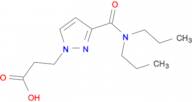 3-{3-[(dipropylamino)carbonyl]-1H-pyrazol-1-yl}propanoic acid