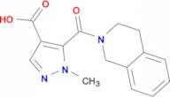 5-(3,4-dihydroisoquinolin-2(1H)-ylcarbonyl)-1-methyl-1H-pyrazole-4-carboxylic acid