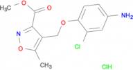 methyl 4-[(4-amino-2-chlorophenoxy)methyl]-5-methylisoxazole-3-carboxylate