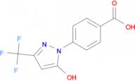 4-[5-hydroxy-3-(trifluoromethyl)-1H-pyrazol-1-yl]benzoic acid