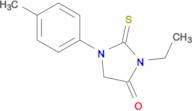 3-ethyl-1-(4-methylphenyl)-2-thioxoimidazolidin-4-one