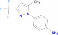 4-[5-methyl-3-(trifluoromethyl)-1H-pyrazol-1-yl]aniline