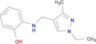 2-{[(1-ethyl-3-methyl-1H-pyrazol-4-yl)methyl]amino}phenol