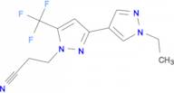 3-[1'-ethyl-5-(trifluoromethyl)-1H,1'H-3,4'-bipyrazol-1-yl]propanenitrile