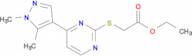ethyl {[4-(1,5-dimethyl-1H-pyrazol-4-yl)pyrimidin-2-yl]thio}acetate