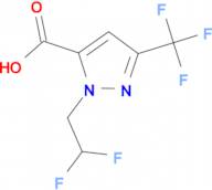 1-(2,2-difluoroethyl)-3-(trifluoromethyl)-1H-pyrazole-5-carboxylic acid