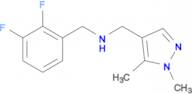 N-(2,3-difluorobenzyl)-N-[(1,5-dimethyl-1H-pyrazol-4-yl)methyl]amine