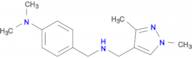 N-[4-(dimethylamino)benzyl]-N-[(1,3-dimethyl-1H-pyrazol-4-yl)methyl]amine