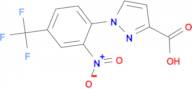 1-[2-nitro-4-(trifluoromethyl)phenyl]-1H-pyrazole-3-carboxylic acid