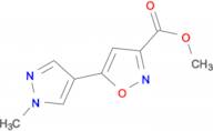 methyl 5-(1-methyl-1H-pyrazol-4-yl)isoxazole-3-carboxylate