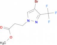 methyl 3-[4-bromo-3-(trifluoromethyl)-1H-pyrazol-1-yl]propanoate