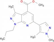 methyl 6-(1,5-dimethyl-1H-pyrazol-4-yl)-3-methyl-1-propyl-1H-pyrazolo[3,4-b]pyridine-4-carboxylate