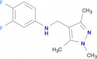 (3,4-difluorophenyl)[(1,3,5-trimethyl-1H-pyrazol-4-yl)methyl]amine