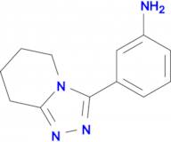 [3-(5,6,7,8-tetrahydro[1,2,4]triazolo[4,3-a]pyridin-3-yl)phenyl]amine