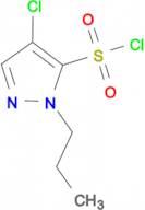 4-chloro-1-propyl-1H-pyrazole-5-sulfonyl chloride