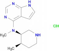N-Methyl-N-((3R,4R)-4-methylpiperidin-3-yl)-7H-pyrrolo[2,3-d]pyrimidin-4-amine hydrochloride