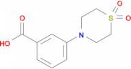 3-(1,1-Dioxidothiomorpholino)benzoic acid