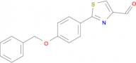 2-(4-(Benzyloxy)phenyl)thiazole-4-carbaldehyde