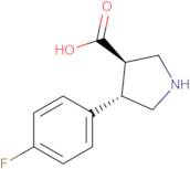 (3R,4S)-4-(4-Fluorophenyl)pyrrolidine-3-carboxylic acid