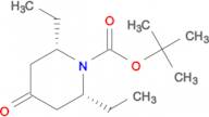 (2R,6S)-rel-tert-Butyl 2,6-diethyl-4-oxopiperidine-1-carboxylate
