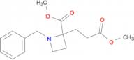 2-AZETIDINEPROPANOIC ACID, 2-(METHOXYCARBONYL)-1-(PHENYLMETHYL)-, METHYL ESTER