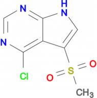 4-CHLORO-5-(METHYLSULFONYL)-7H-PYRROLO[2,3-D]PYRIMIDINE