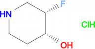 (3S,4R)-3-FLUORO-4-PIPERIDINOL HCL
