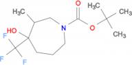 TERT-BUTYL 4-HYDROXY-3-METHYL-4-(TRIFLUOROMETHYL)AZEPANE-1-CARBOXYLATE