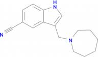 3-(AZEPAN-1-YLMETHYL)-1H-INDOLE-5-CARBONITRILE
