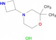 4-(AZETIDIN-3-YL)-2,2-DIMETHYLMORPHOLINE HCL