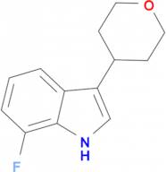 7-Fluoro-3-(tetrahydro-2H-pyran-4-yl)-1H-indole