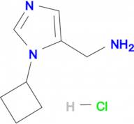 (1-Cyclobutyl-1H-imidazol-5-yl)methanamine hydrochloride