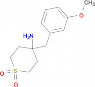 4-Amino-4-[(3-methoxyphenyl)methyl]-1Lambda(6)-thiane-1,1-dione