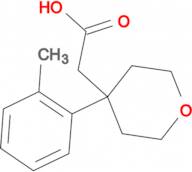 2-(4-o-Tolyl-tetrahydro-2H-pyran-4-yl)acetic acid