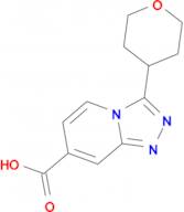 3-(Tetrahydro-2H-pyran-4-yl)-[1,2,4]triazolo[4,3-a]pyridine-7-carboxylic acid