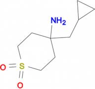 4-Amino-4-(cyclopropylmethyl)-1lambda(6)-thiane-1,1-dione