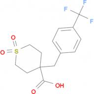 1,1-Dioxo-4-{[4-(trifluoromethyl)phenyl]methyl}-1lambda(6)-thiane-4-carboxylic acid