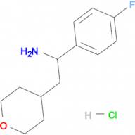 1-(4-Fluorophenyl)-2-(tetrahydro-2H-pyran-4-yl)ethanamine hydrochloride