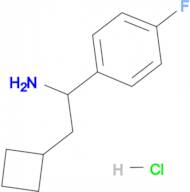 2-Cyclobutyl-1-(4-fluorophenyl)ethanamine hydrochloride